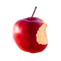 bitten apple