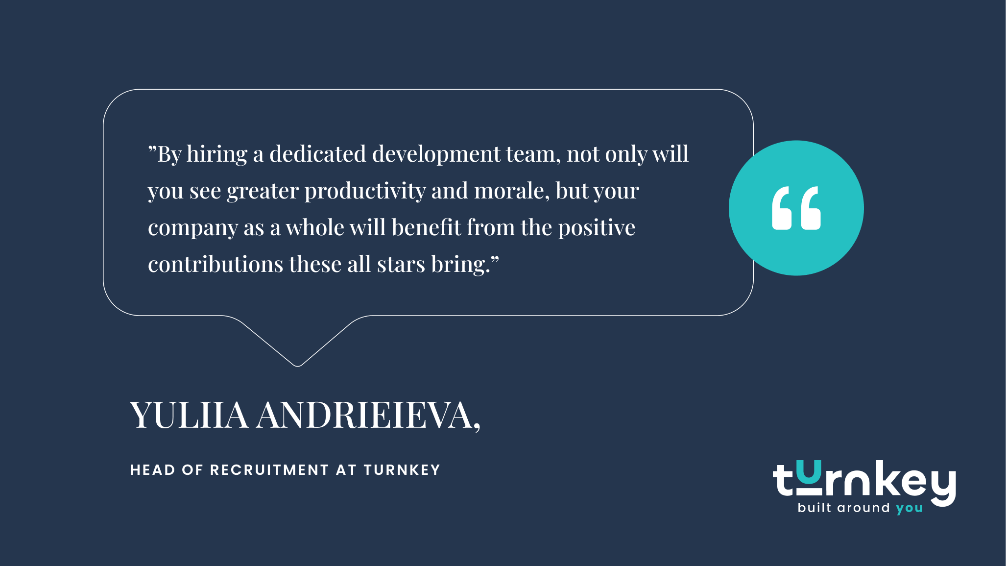 Hiring a Dedicated Application Development Team: Your Ultimate Guide | TurnKey