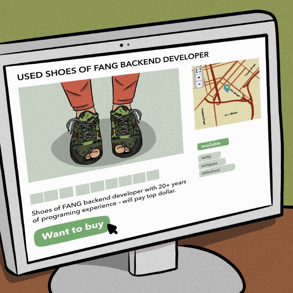 Comic Strip: Used Shoes of FAANG Developer | TurnKey