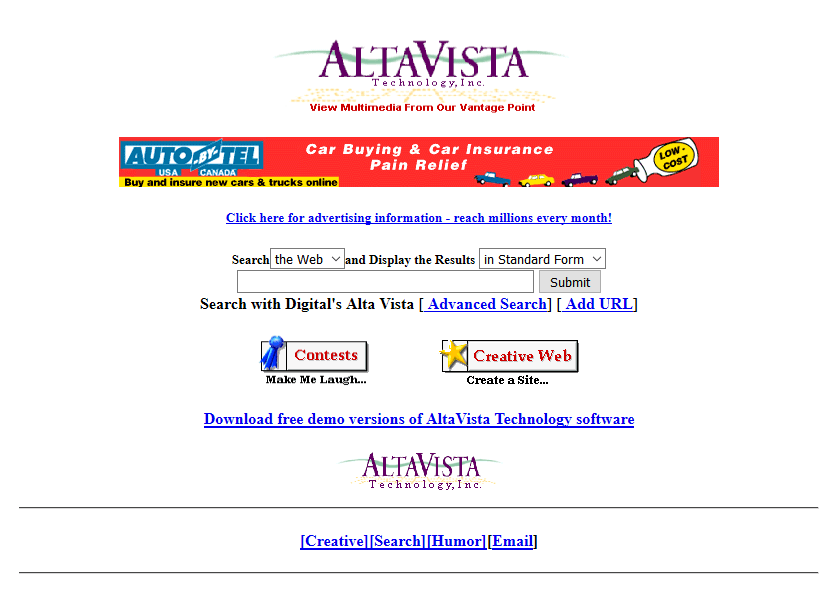 Altavista 1996 | TurnKey