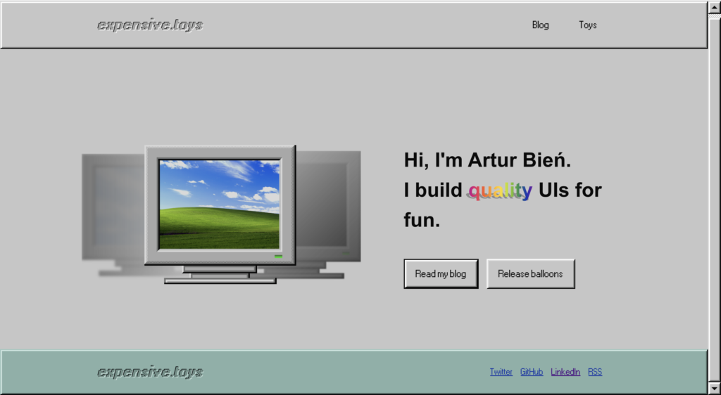 Artur Bień Web Developer Portfolio in 2024