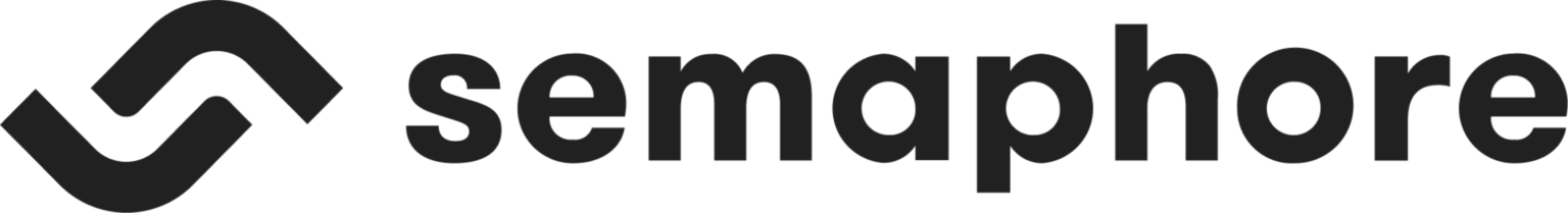 semaphore logo black