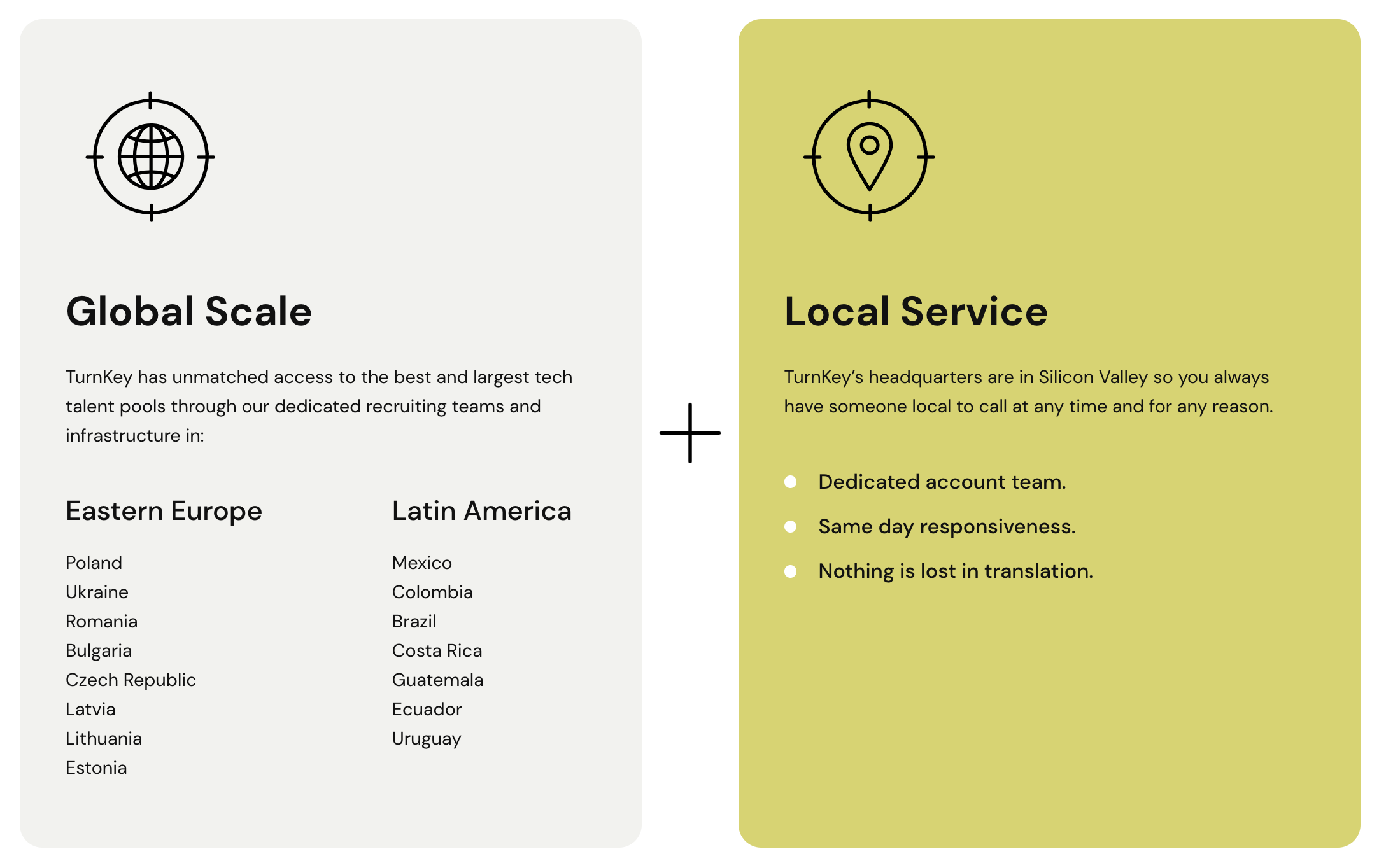 Global Scale Service | TurnKey